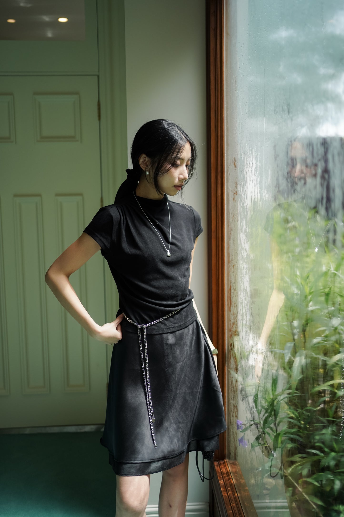 𝐒𝐞𝐩【修身Basics】Everyday High Neck Top
