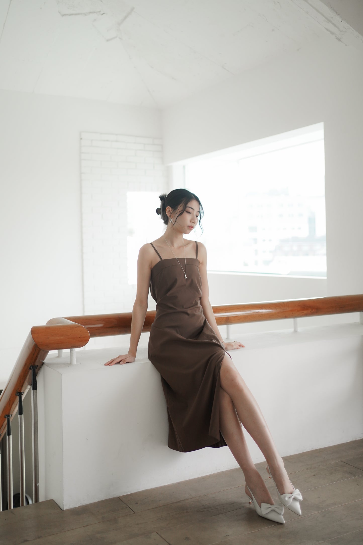 𝐒𝐞𝐩🇰🇷 【Kedi Made】 Slit Camisole Dress 〖布料造工升級！〗