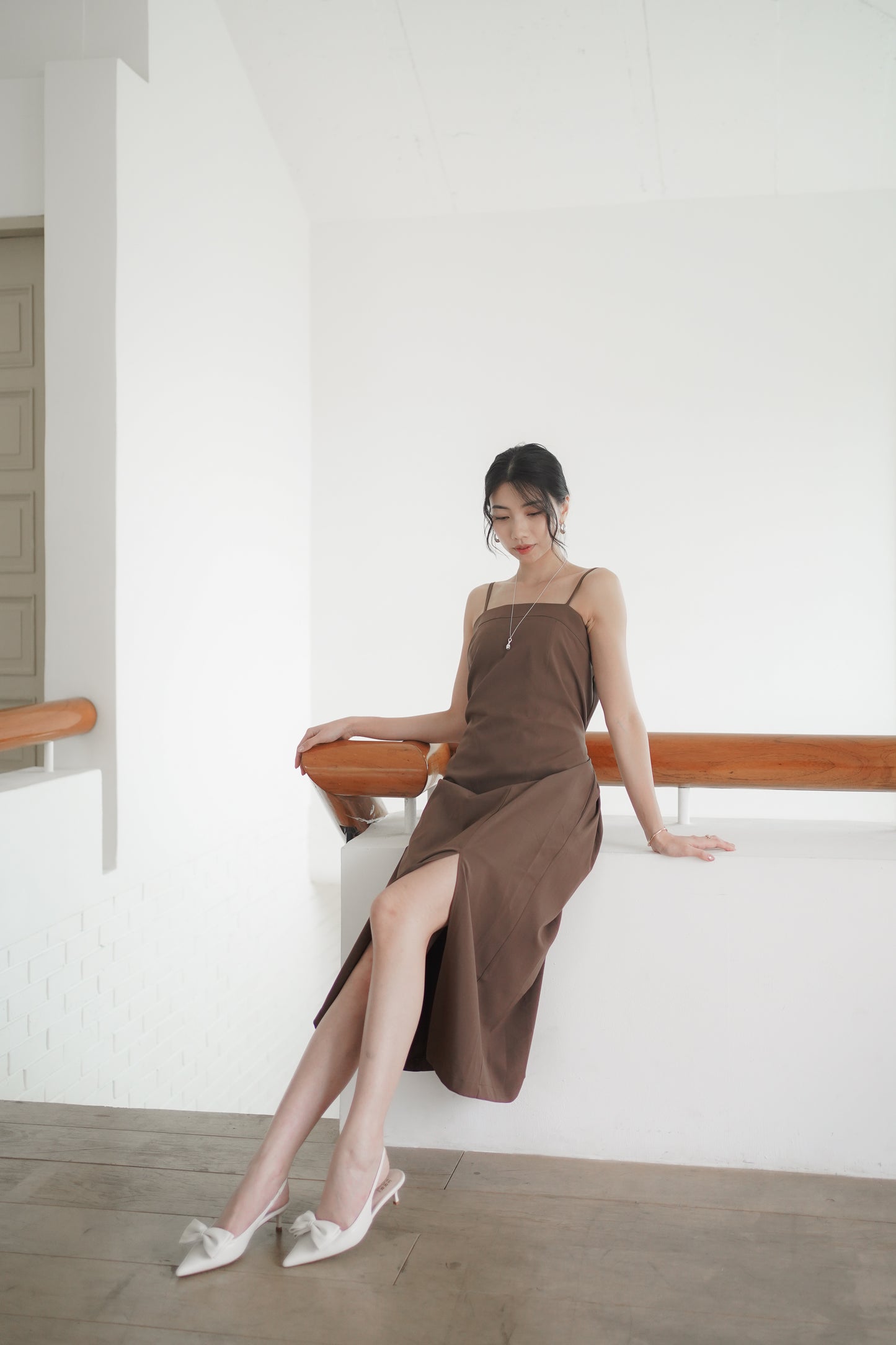 𝐒𝐞𝐩🇰🇷 【Kedi Made】 Slit Camisole Dress 〖布料造工升級！〗