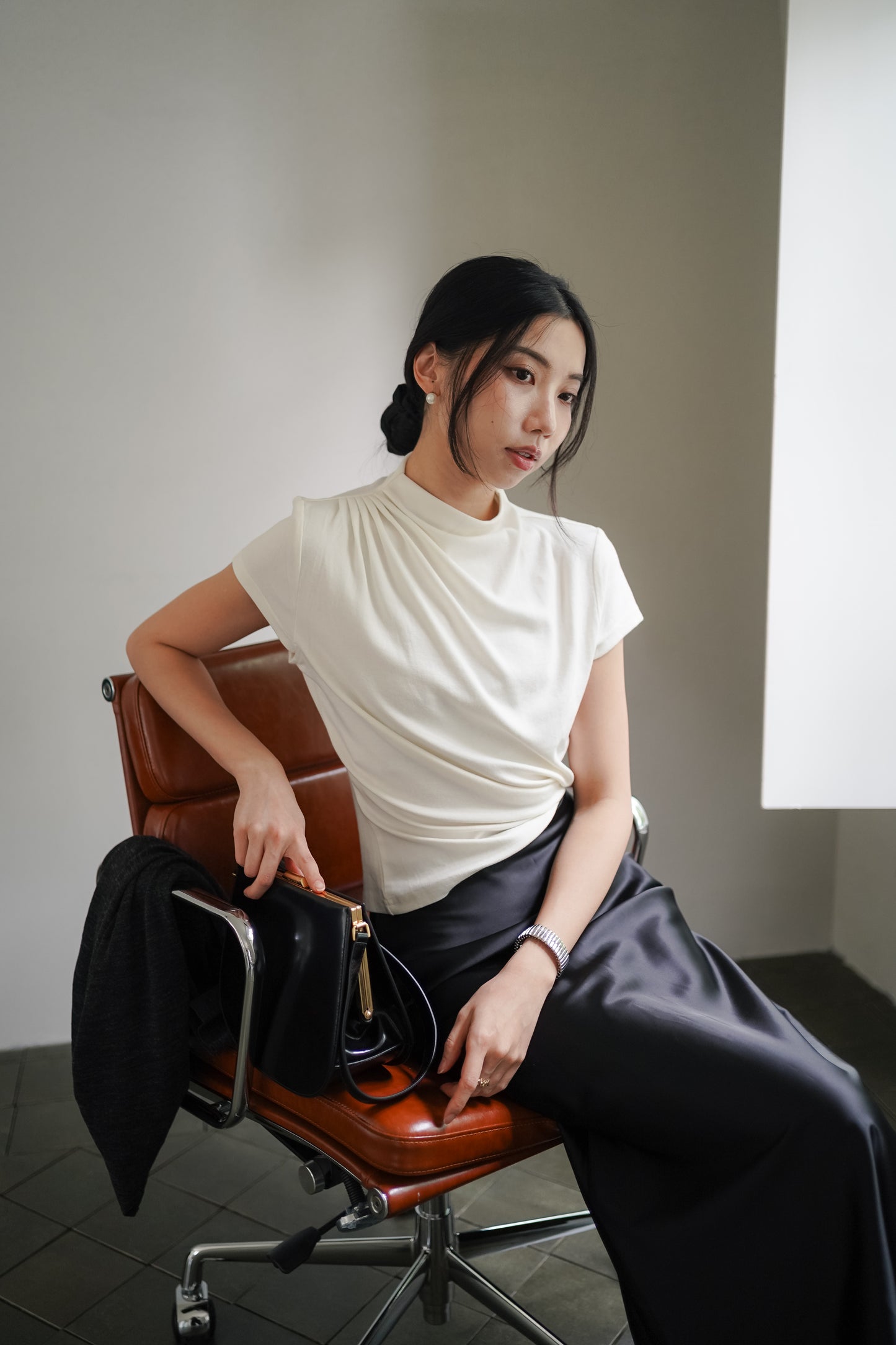 𝐒𝐞𝐩【修身Basics】Everyday High Neck Top