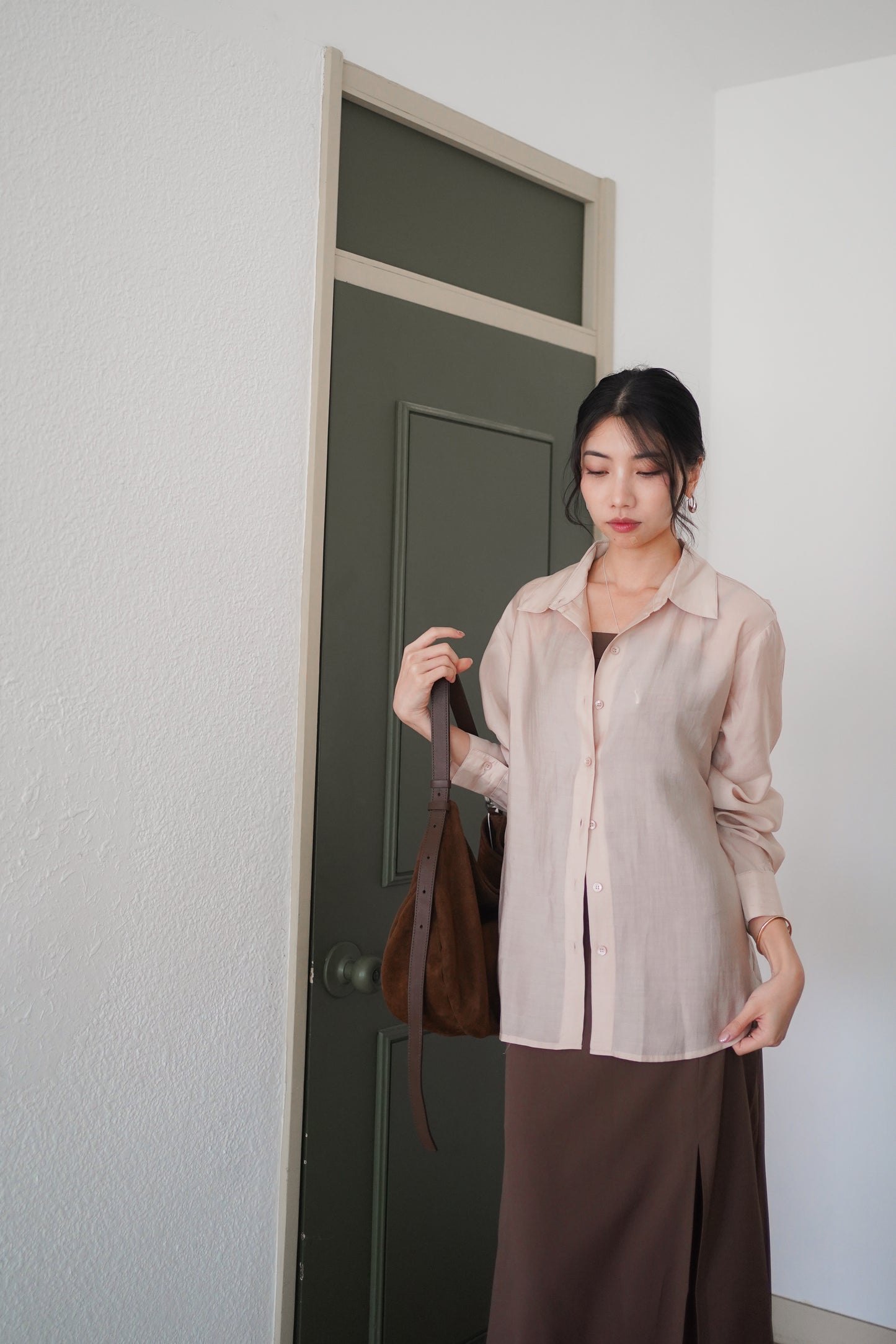 𝐒𝐞𝐩🇰🇷 Tencil Duo Layer Shirt Set