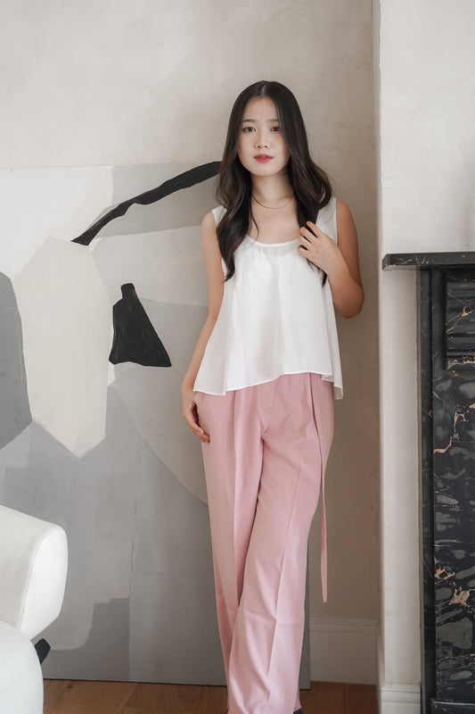 𝙆𝙧 🇰🇷 【𝓦𝓸𝓻𝓴𝔀𝓮𝓪𝓻】 Summer Belted Suit Pants