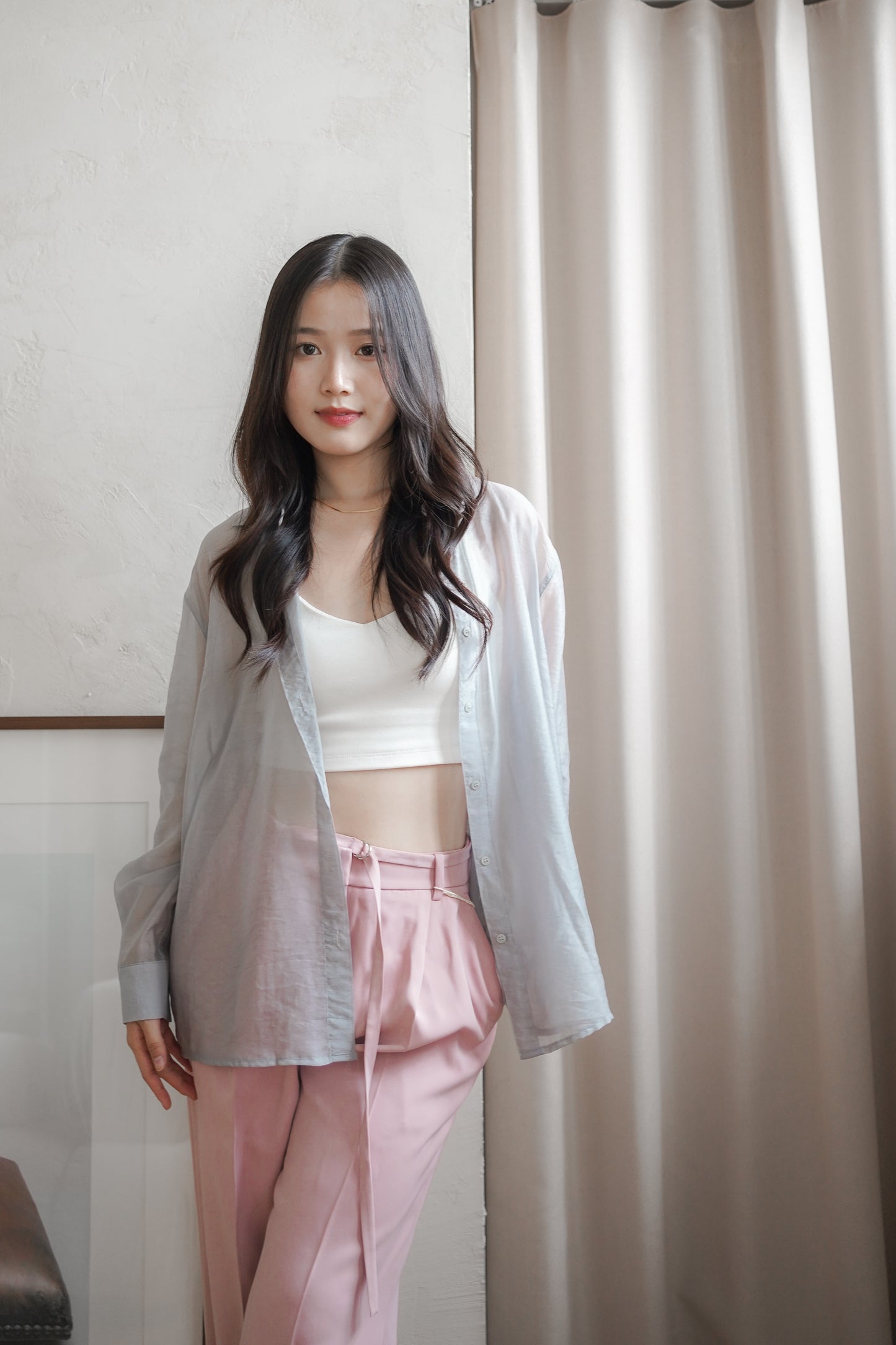 𝙆𝙧 🇰🇷 【𝓦𝓸𝓻𝓴𝔀𝓮𝓪𝓻】 Summer Belted Suit Pants