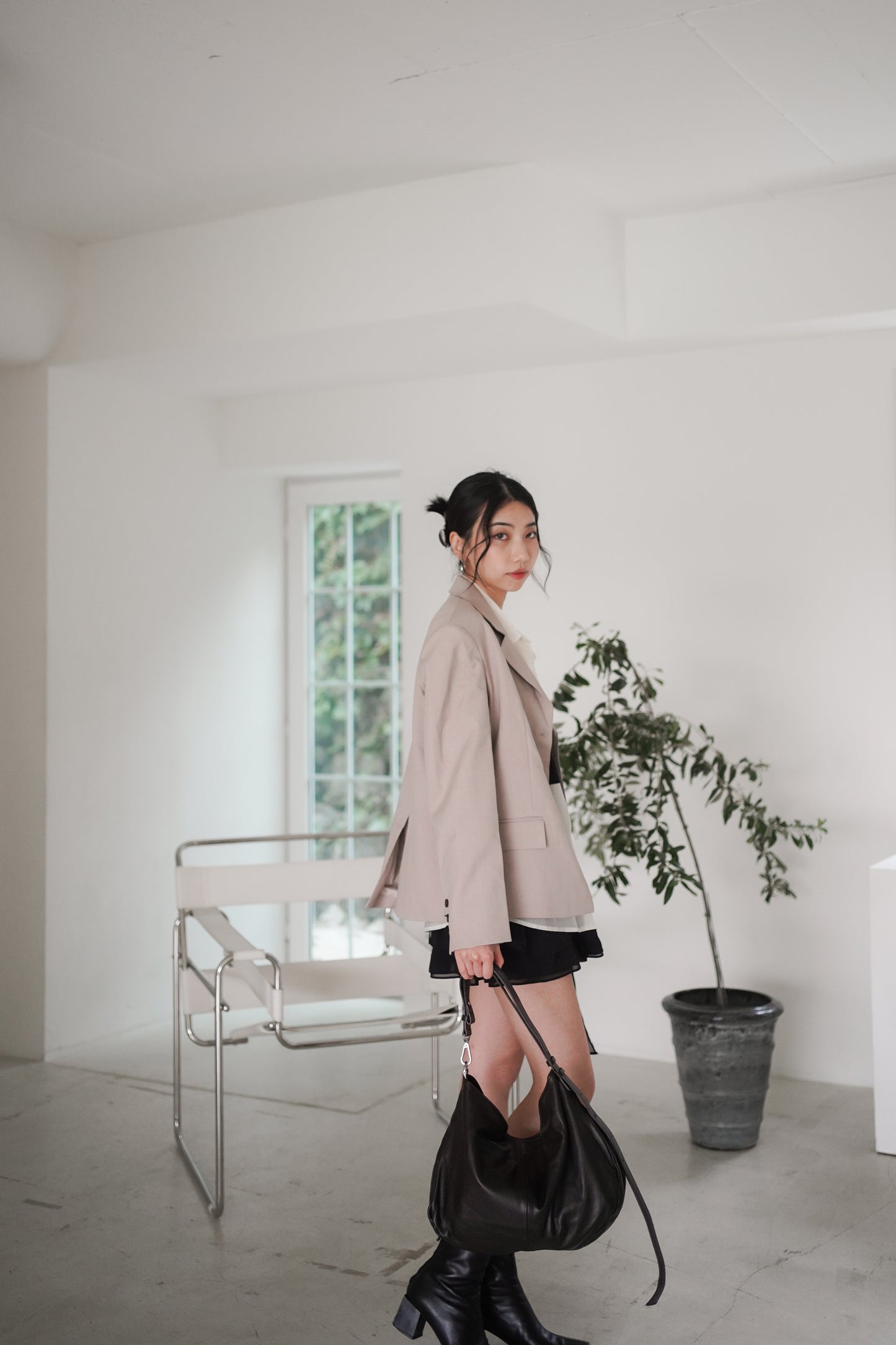𝐒𝐞𝐩🇰🇷 Taupe City Blazer