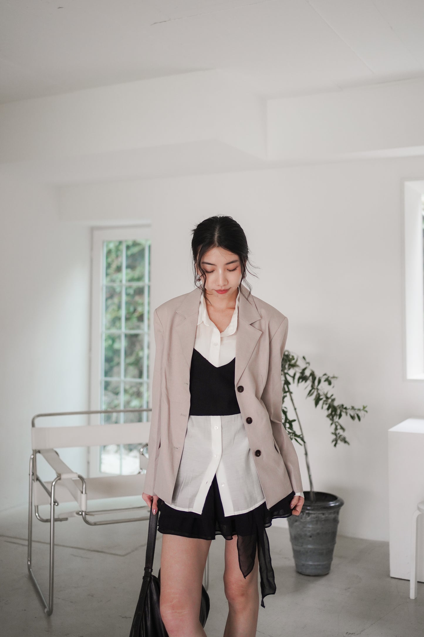 𝐒𝐞𝐩🇰🇷 Taupe City Blazer