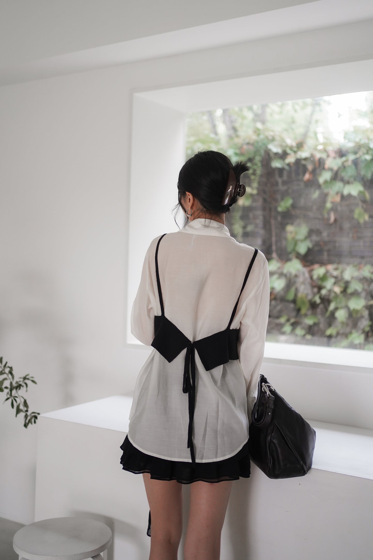 𝐒𝐞𝐩🇰🇷 Tencil Duo Layer Shirt Set