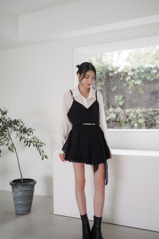 𝐒𝐞𝐩🇰🇷 Elise Layered Chiffon Skort