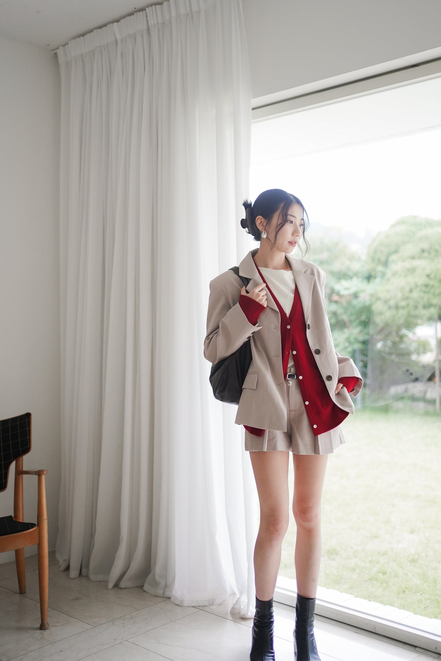 𝐒𝐞𝐩🇰🇷 Taupe City Shorts