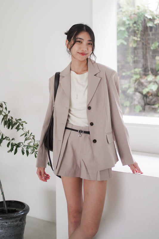 𝐒𝐞𝐩🇰🇷 Taupe City Shorts