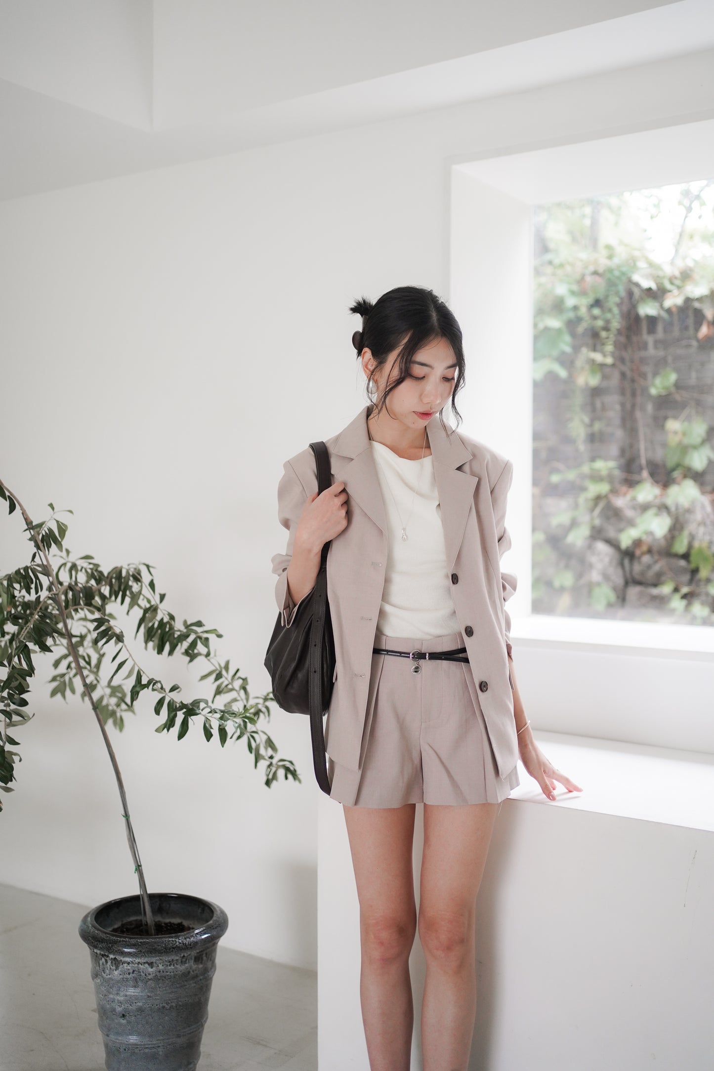 𝐒𝐞𝐩🇰🇷 Taupe City Blazer