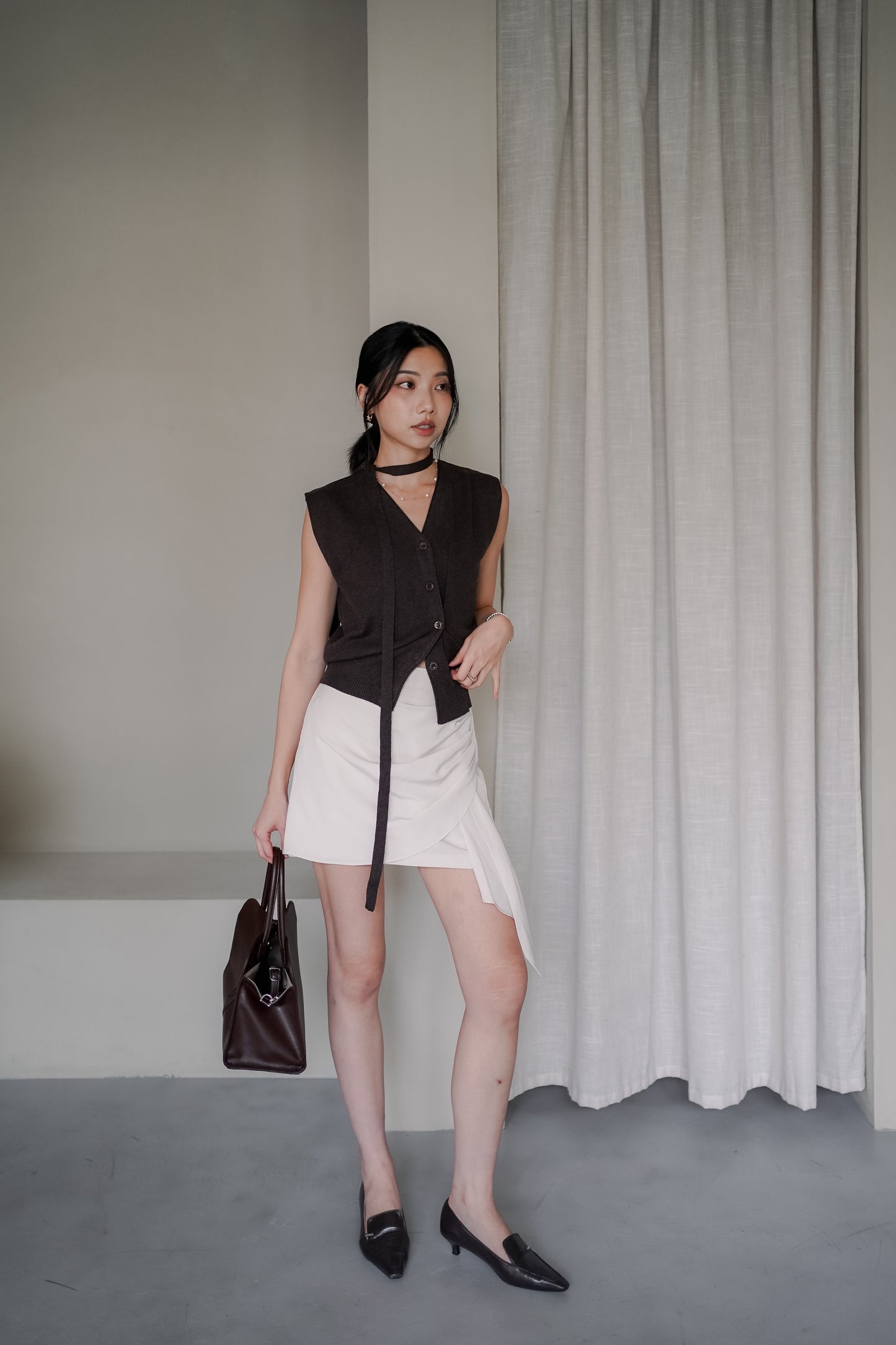 𝐒𝐞𝐩【Office Essentials】Soft Structure Knit Vest