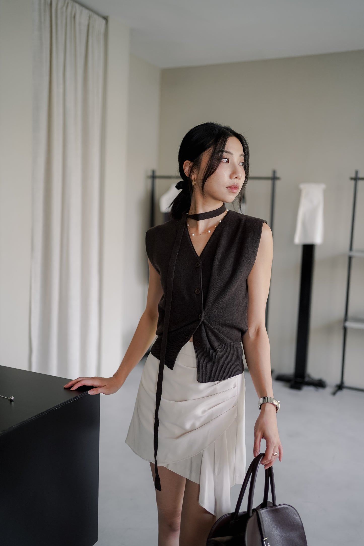 𝐒𝐞𝐩【Office Essentials】Soft Structure Knit Vest