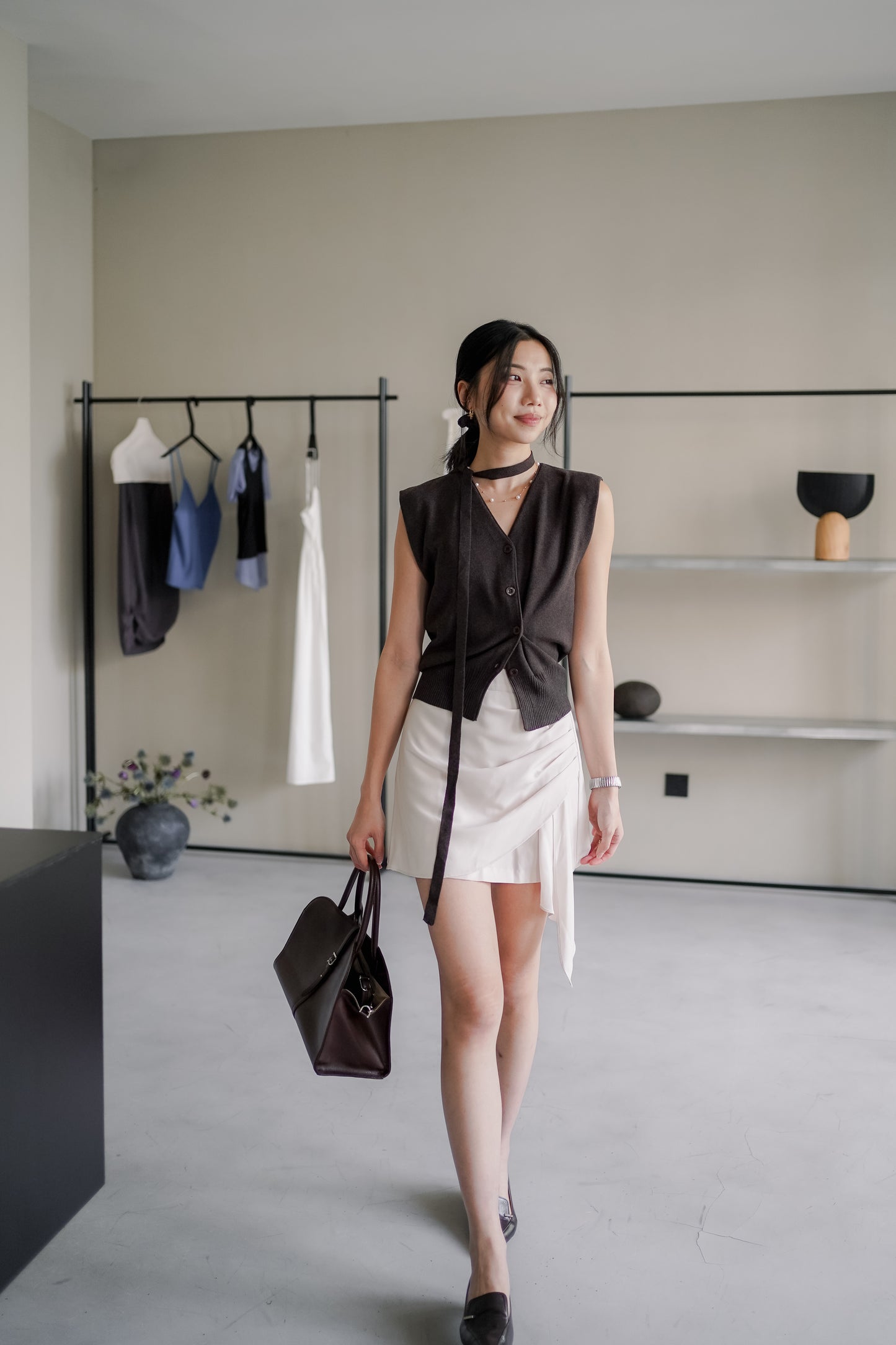 𝐒𝐞𝐩【Office Essentials】Soft Structure Knit Vest