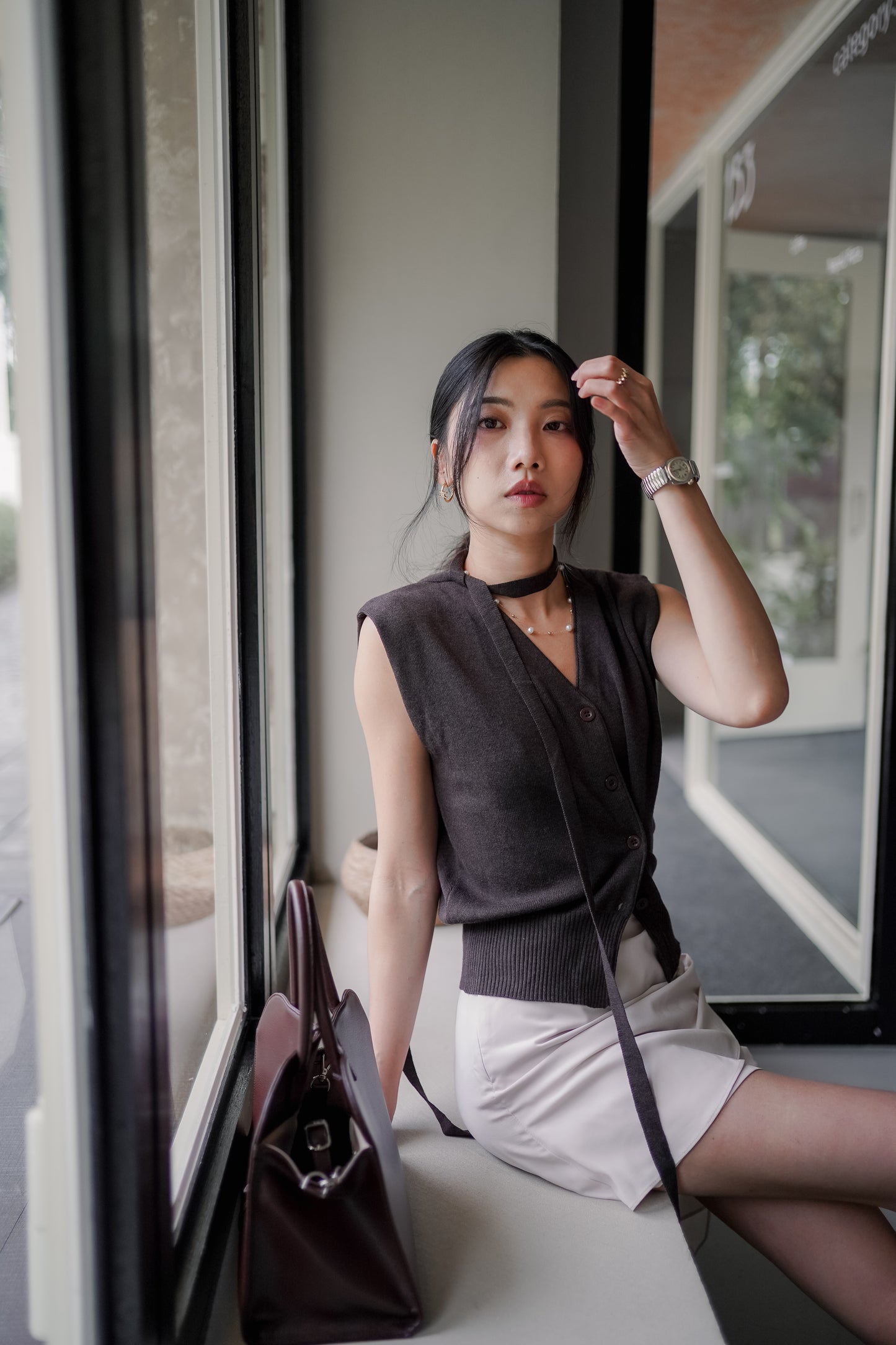 𝐒𝐞𝐩【Office Essentials】Soft Structure Knit Vest