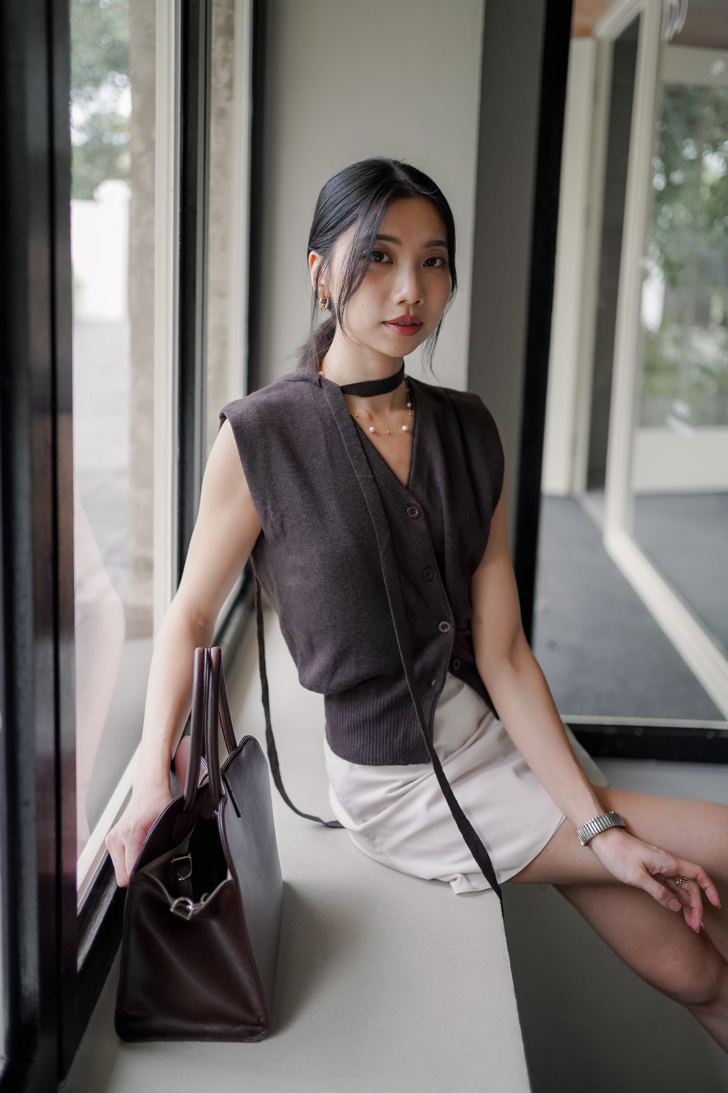 𝐒𝐞𝐩【Office Essentials】Soft Structure Knit Vest