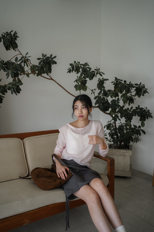 𝐒𝐞𝐩🇰🇷 Serene Sheer Mohair Knit