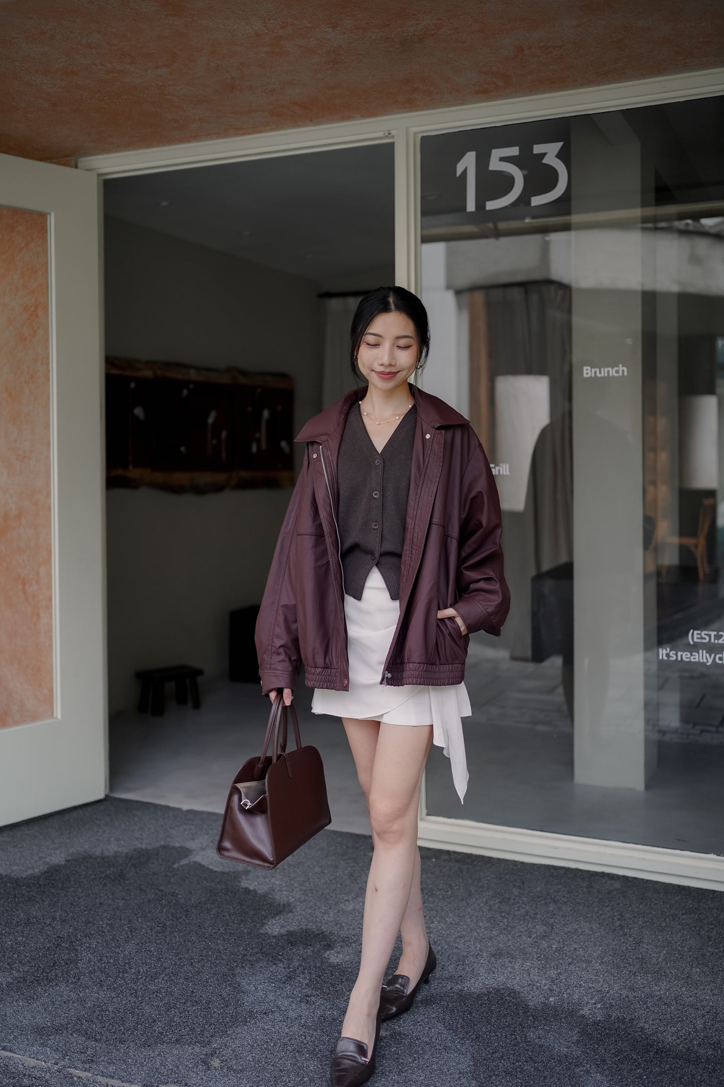 𝐒𝐞𝐩 【休閑鬆弛感】Relaxed Sunday Leather Jacket