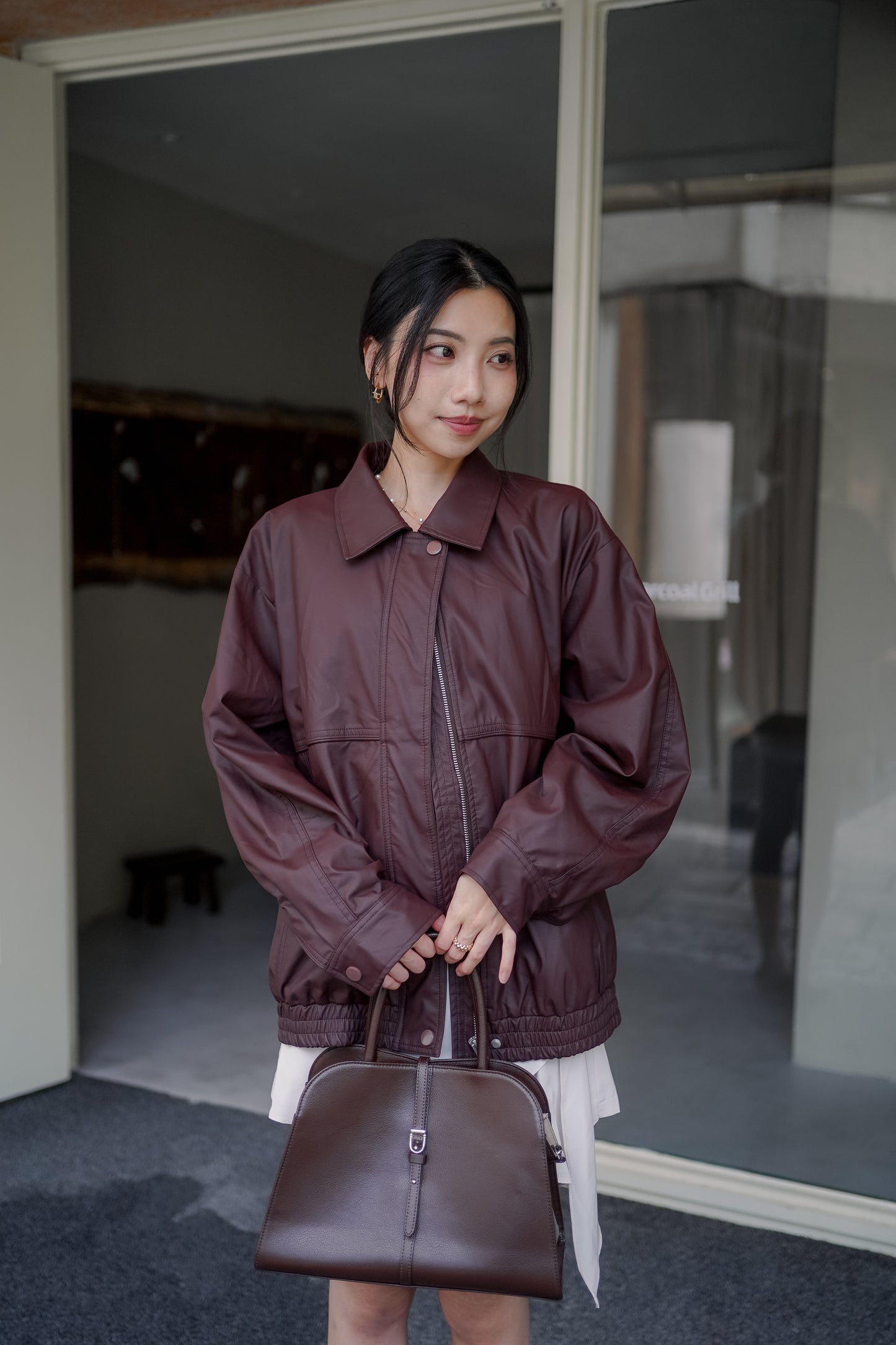 𝐒𝐞𝐩 【休閑鬆弛感】Relaxed Sunday Leather Jacket