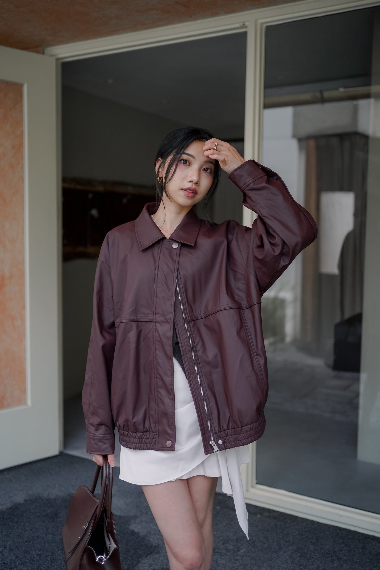 𝐒𝐞𝐩 【休閑鬆弛感】Relaxed Sunday Leather Jacket