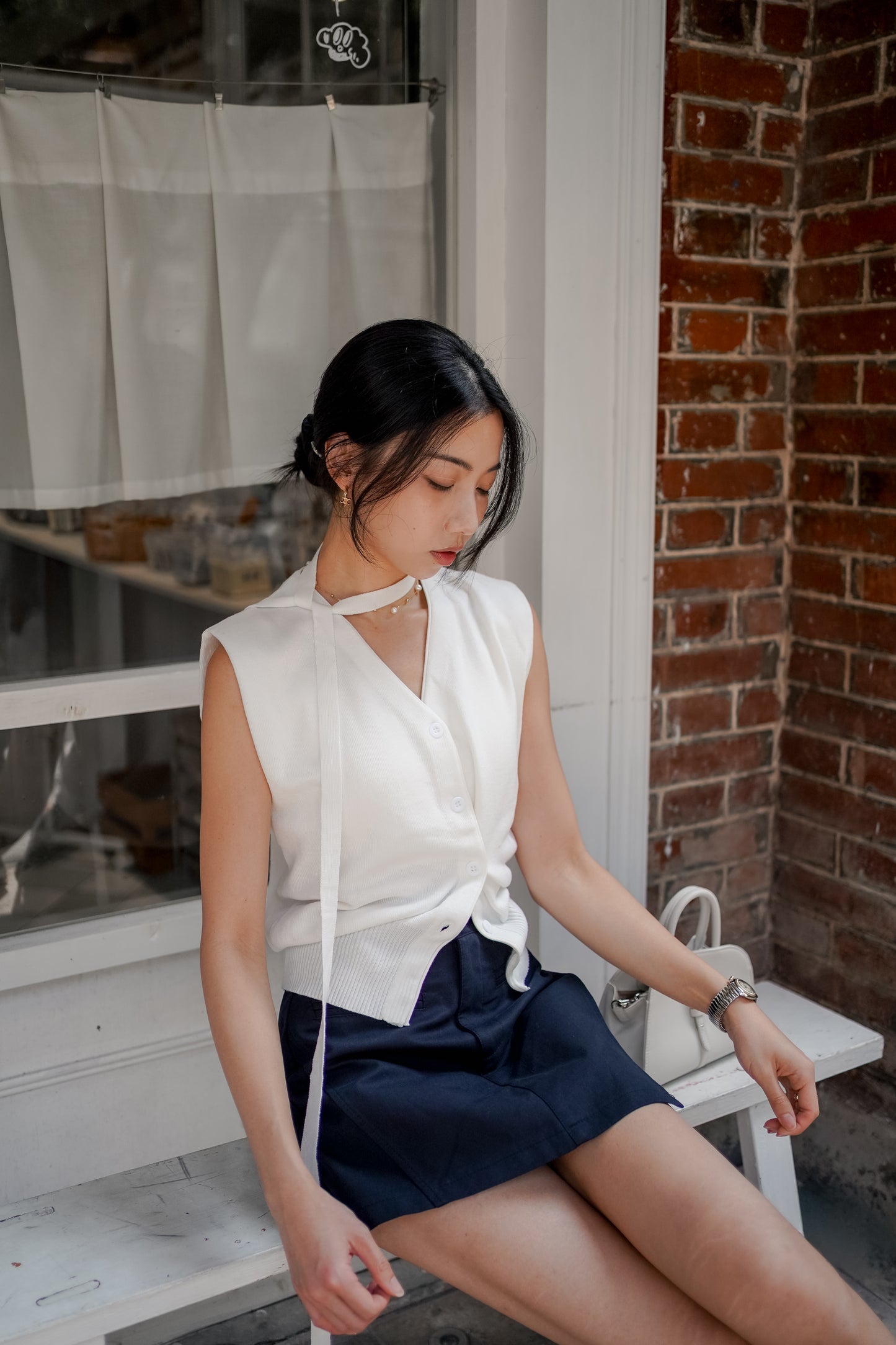 𝐒𝐞𝐩【Office Essentials】Soft Structure Knit Vest