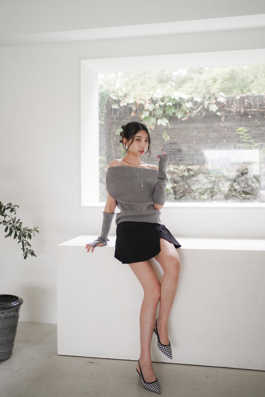 𝐒𝐞𝐩🇰🇷 Warmer Off-Shoulder Knit