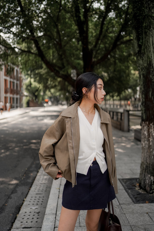 𝐒𝐞𝐩 【秋天必入classics】 Muse Leather Jacket