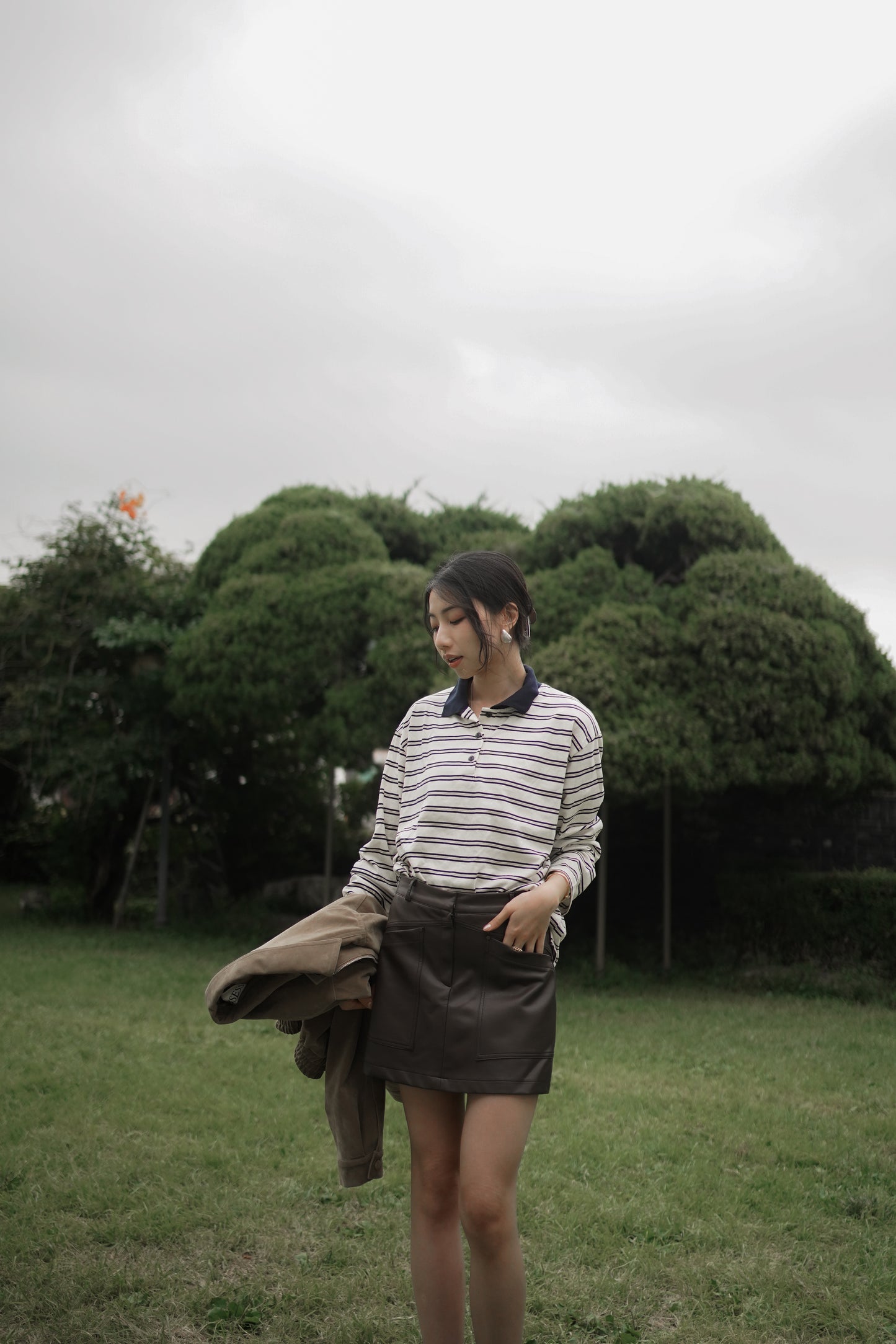 𝐒𝐞𝐩🇰🇷 Cambridge Stripes Cotton Polo