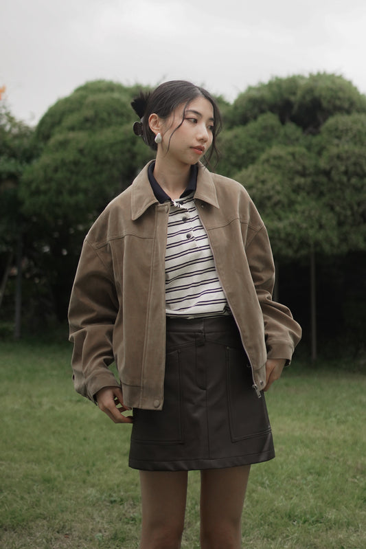 𝐒𝐞𝐩🇰🇷 Auden Leather Mini Skort