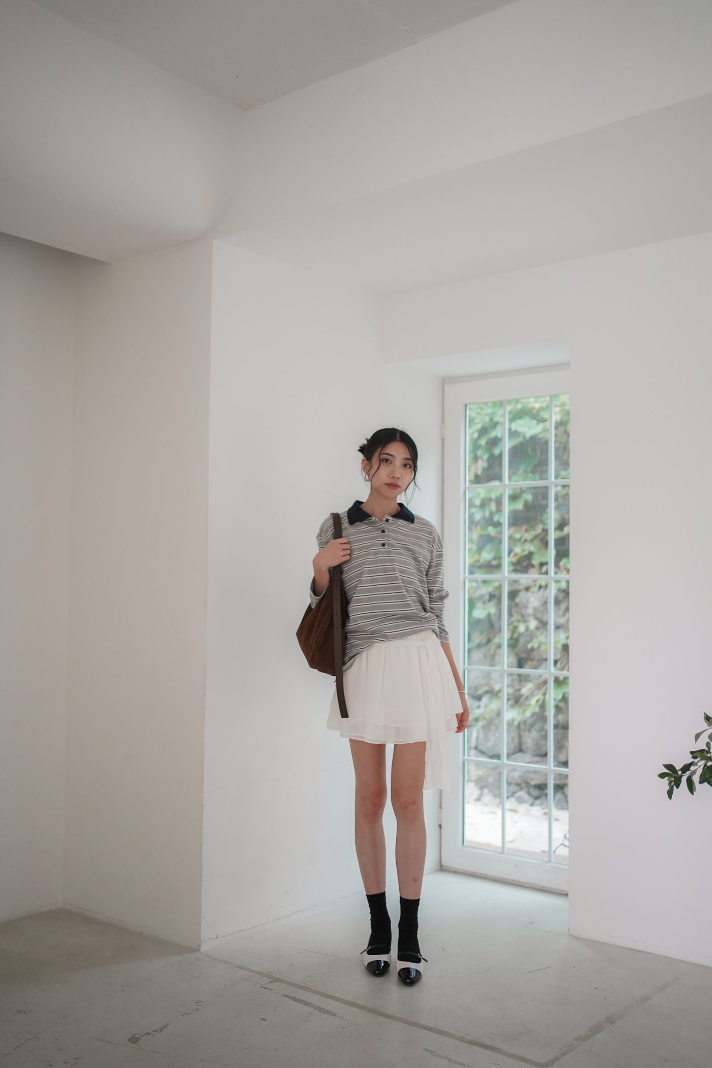 𝐒𝐞𝐩🇰🇷 Cambridge Stripes Cotton Polo