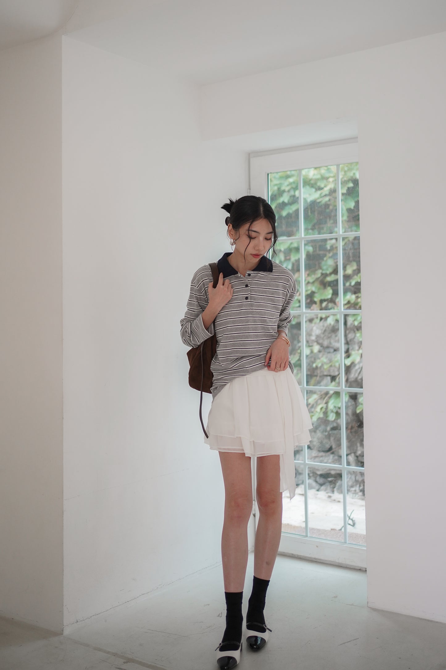 𝐒𝐞𝐩🇰🇷 Cambridge Stripes Cotton Polo