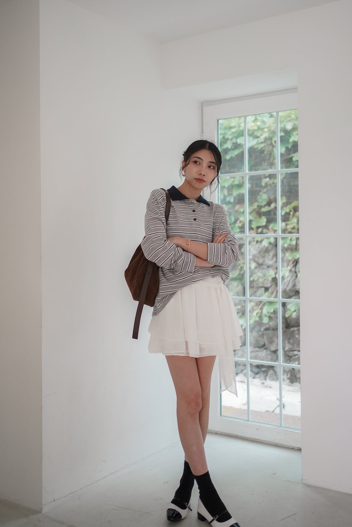 𝐒𝐞𝐩🇰🇷 Cambridge Stripes Cotton Polo