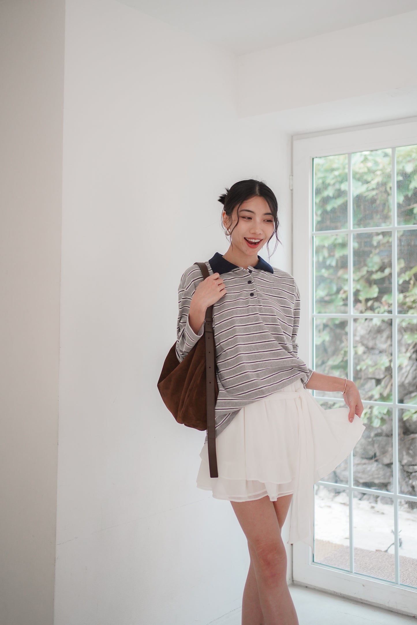 𝐒𝐞𝐩🇰🇷 Cambridge Stripes Cotton Polo