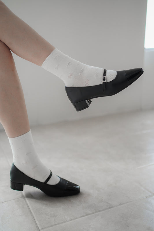Kedi Buckle Mary Jane - Black