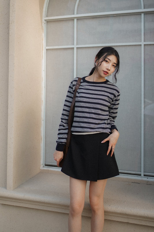 𝐎𝐜𝐭 Mellow Stripe Knit 【Cashmere & Merino Wool 】