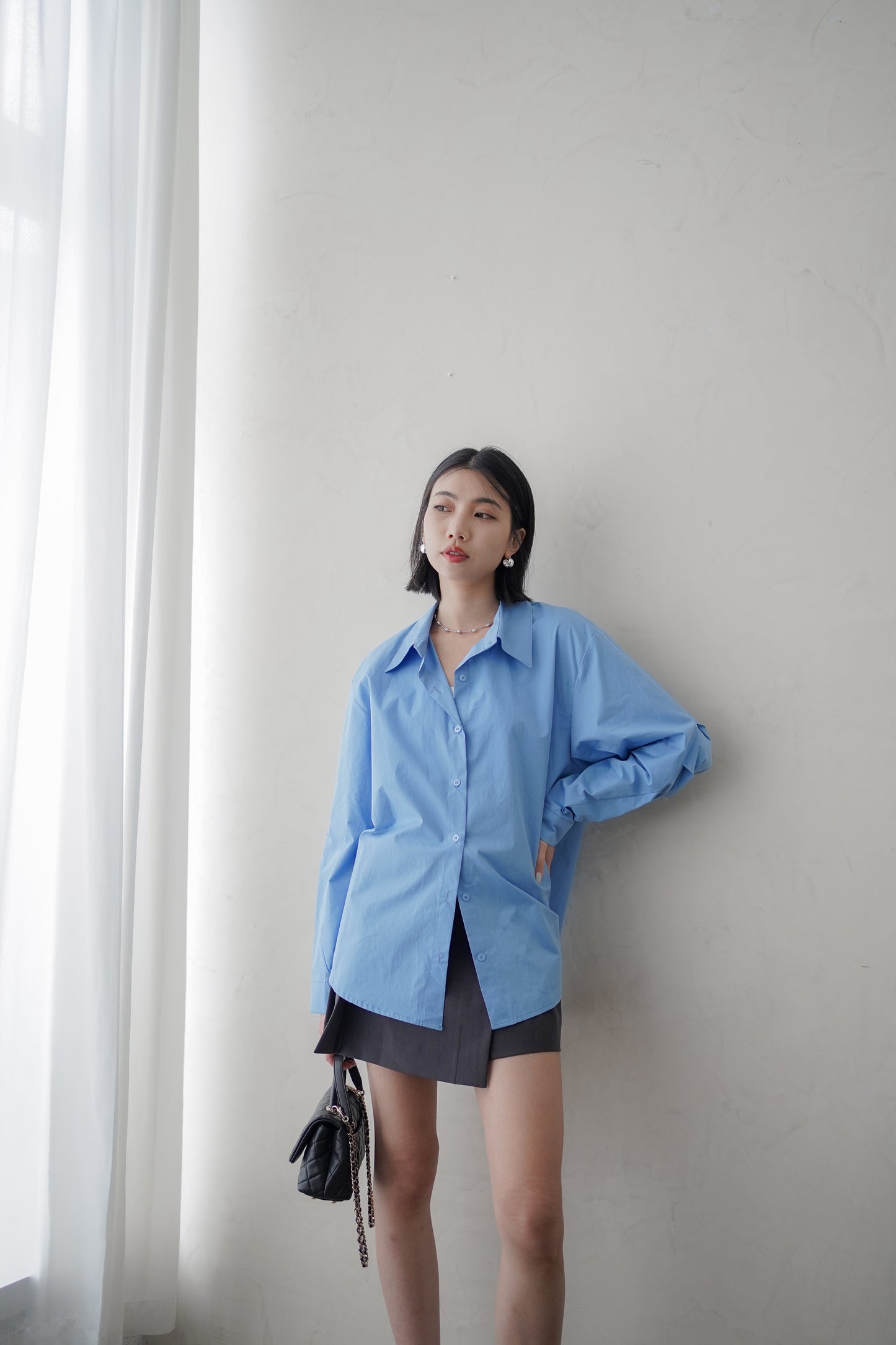 𝐅𝐚𝐥𝐥🍁 Puffy Sleeves Cotton Shirt