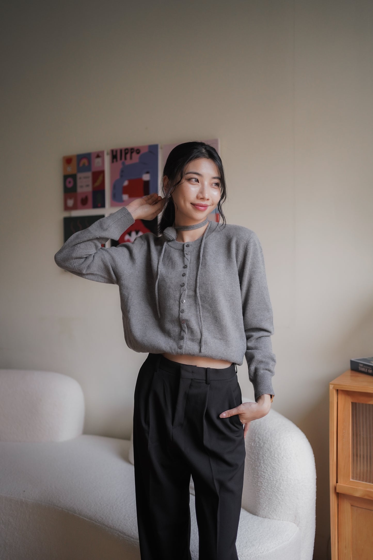 𝐎𝐜𝐭 Classic Rosa Cardigan 【100%Wool】