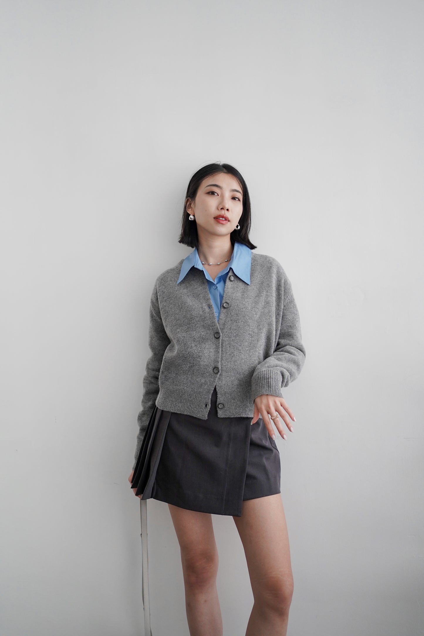 𝐅𝐚𝐥𝐥🍁 Round neck wool cardigan