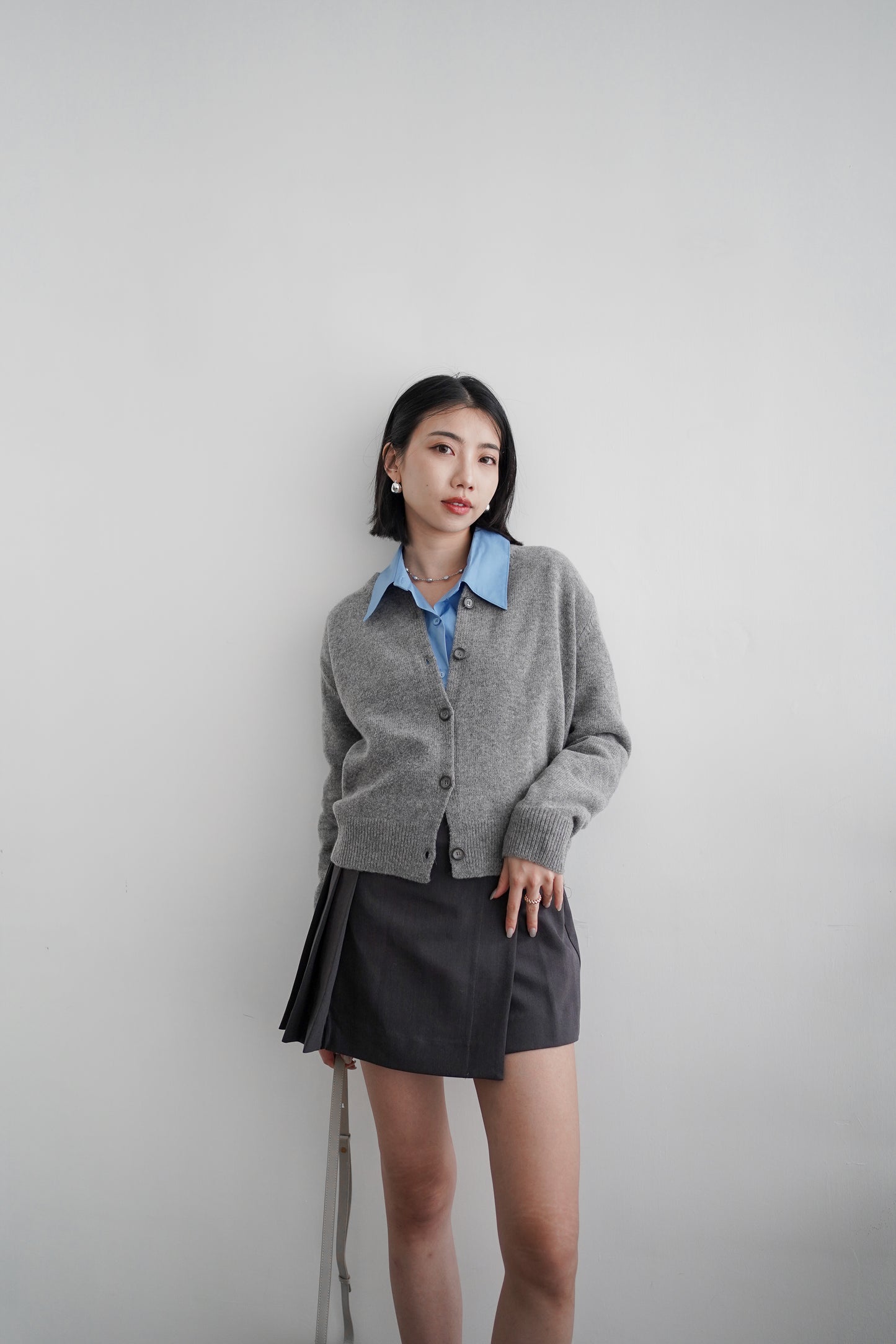 𝐅𝐚𝐥𝐥🍁 Round neck wool cardigan