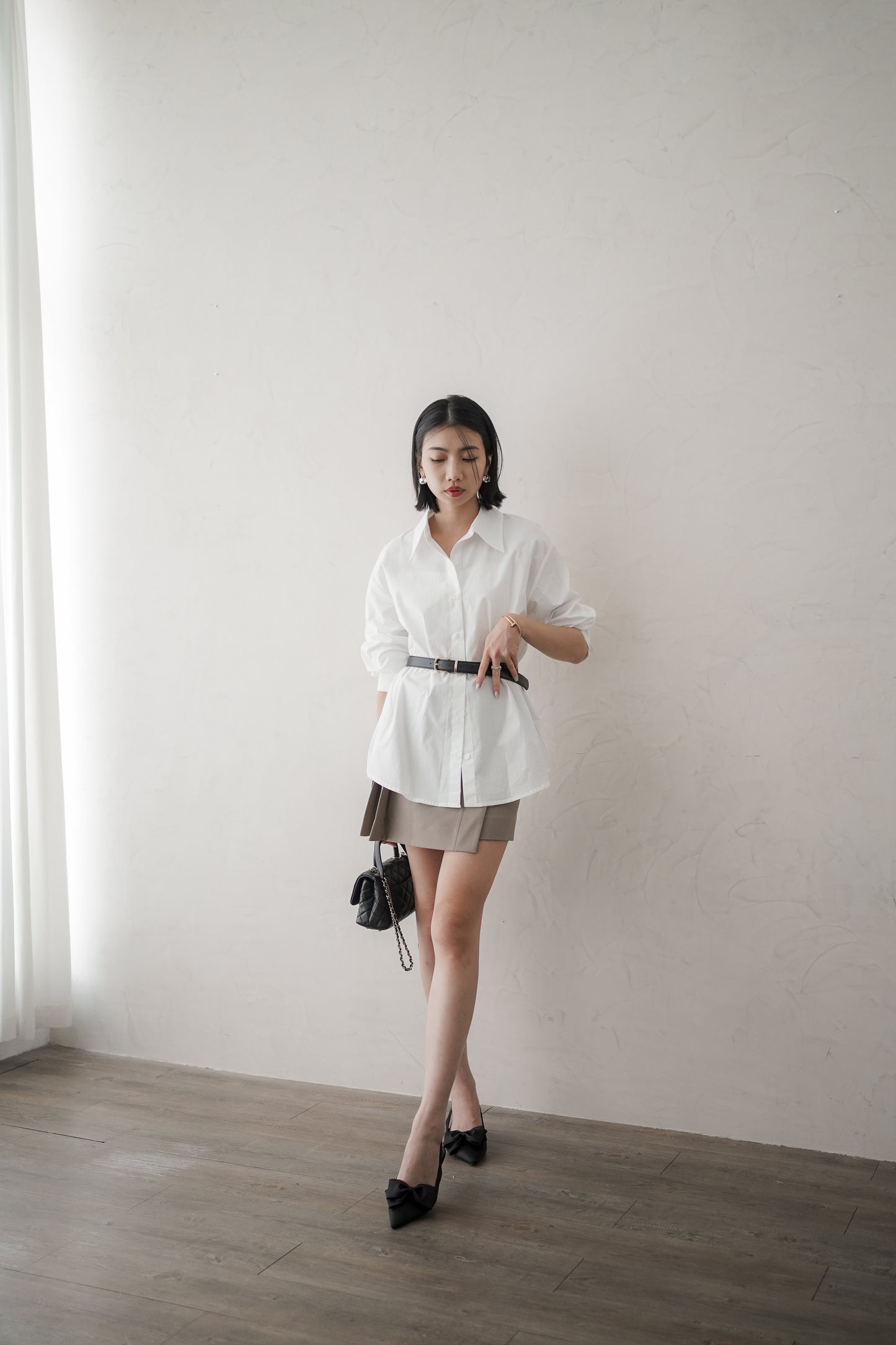 𝐅𝐚𝐥𝐥🍁 Puffy Sleeves Cotton Shirt