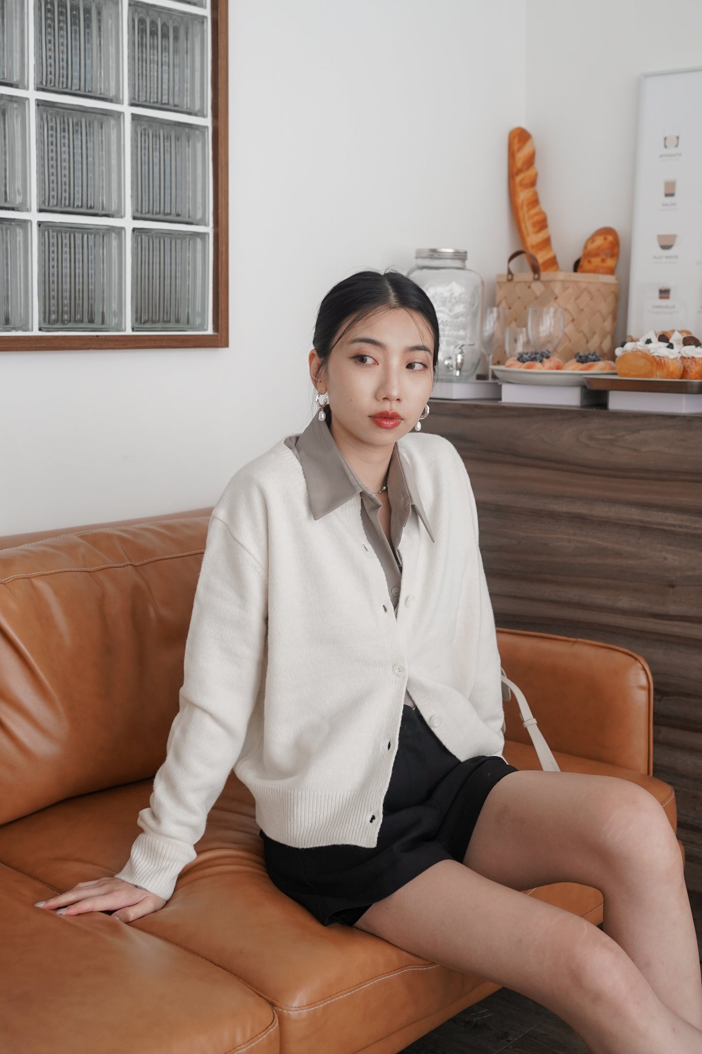 𝐅𝐚𝐥𝐥🍁 Round neck wool cardigan