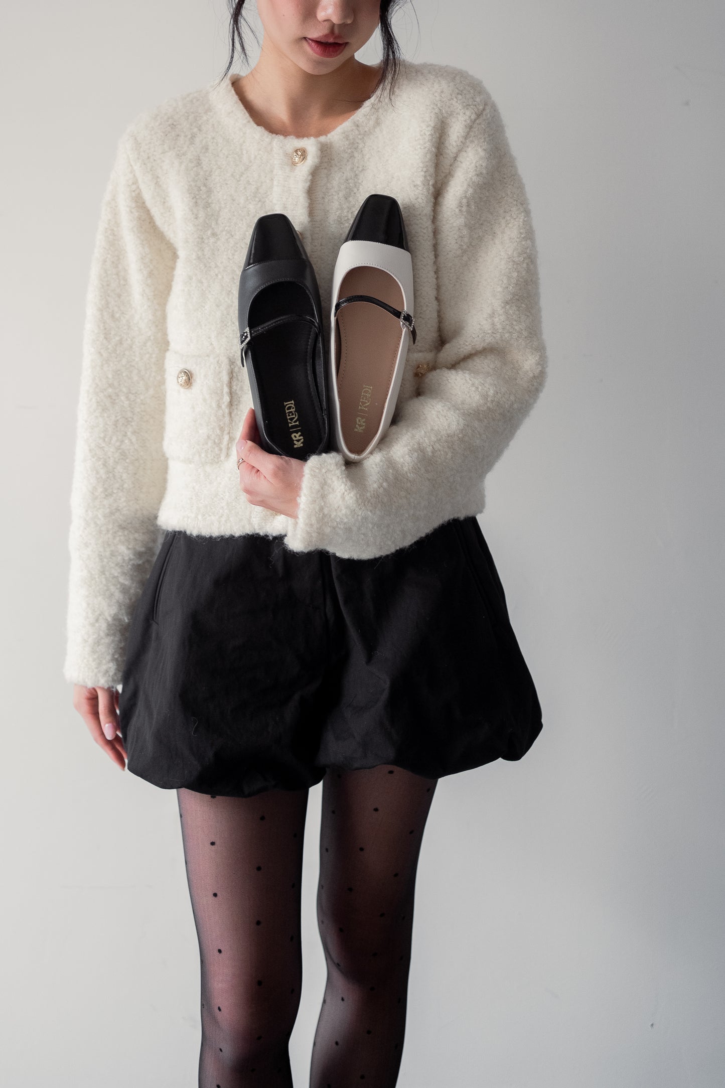 𝐊𝐞𝐝𝐢 𝐱 𝐓𝐡𝐞 𝐊𝐨𝐫𝐧𝐞𝐫 Buckle Mary Jane - Black