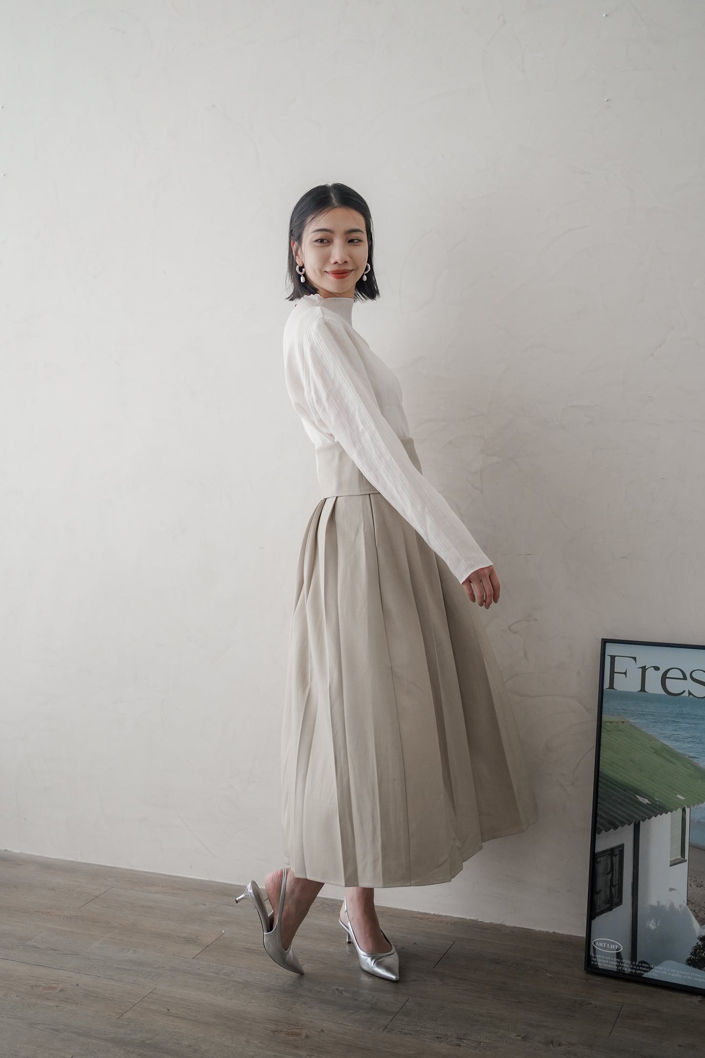 𝐅𝐚𝐥𝐥🍁 Pleated Midi Skirt