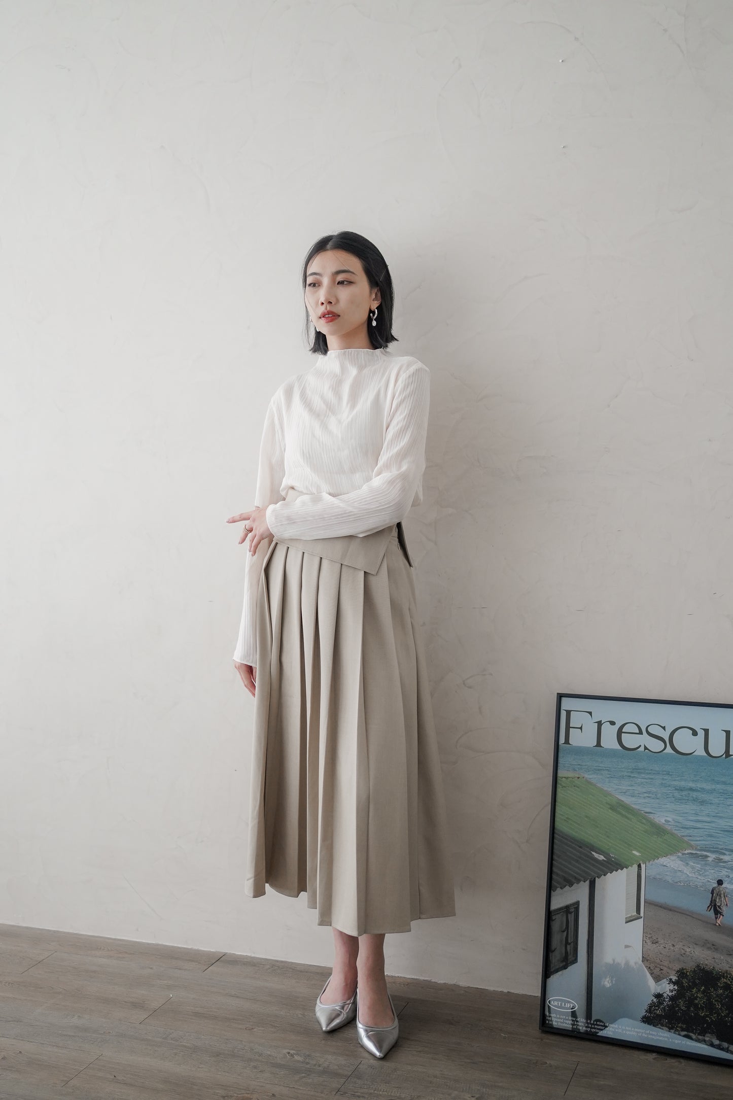 𝐅𝐚𝐥𝐥🍁 Pleated Midi Skirt