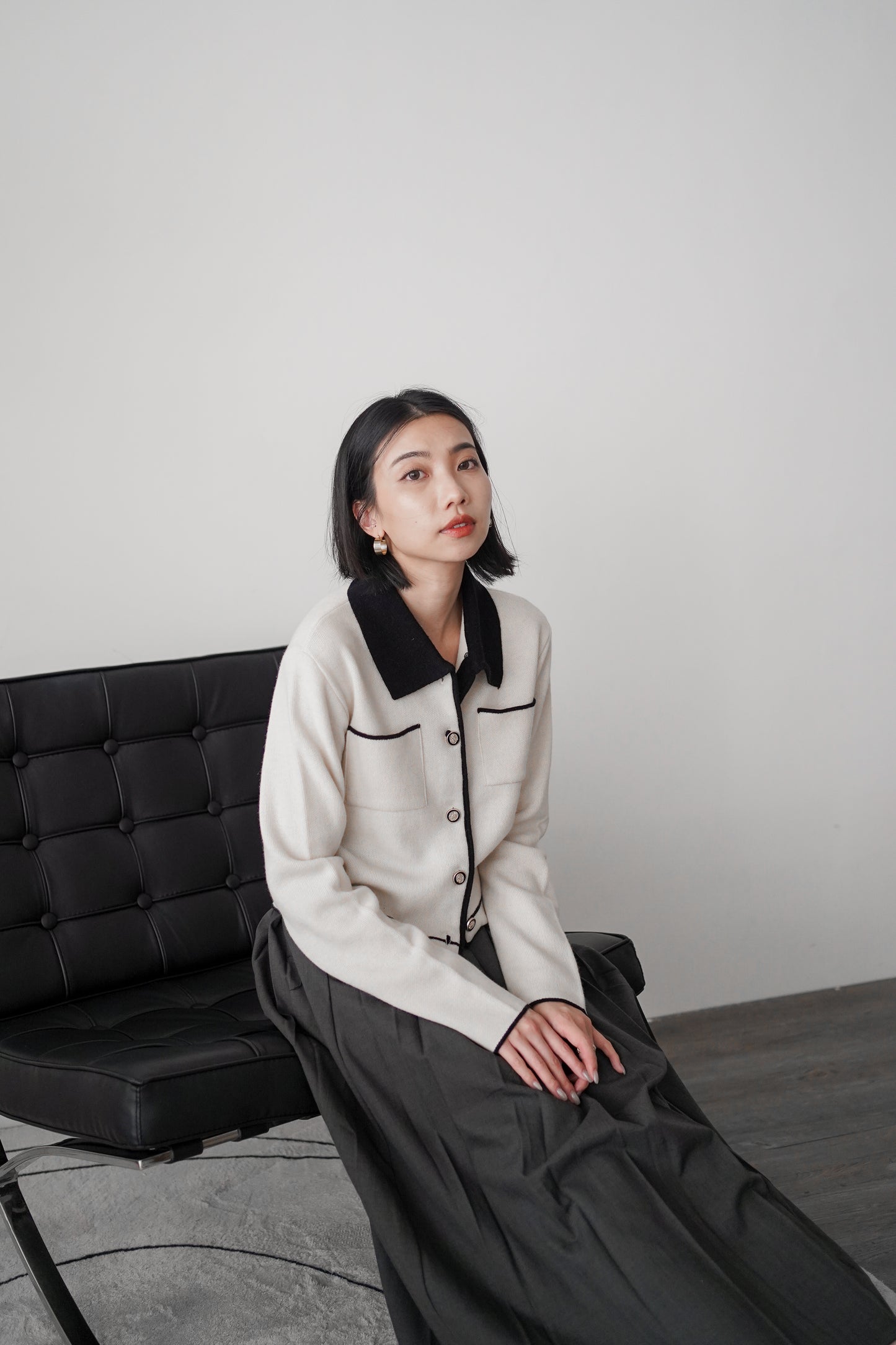 𝐅𝐚𝐥𝐥🍁  Collar Wool Cardigan