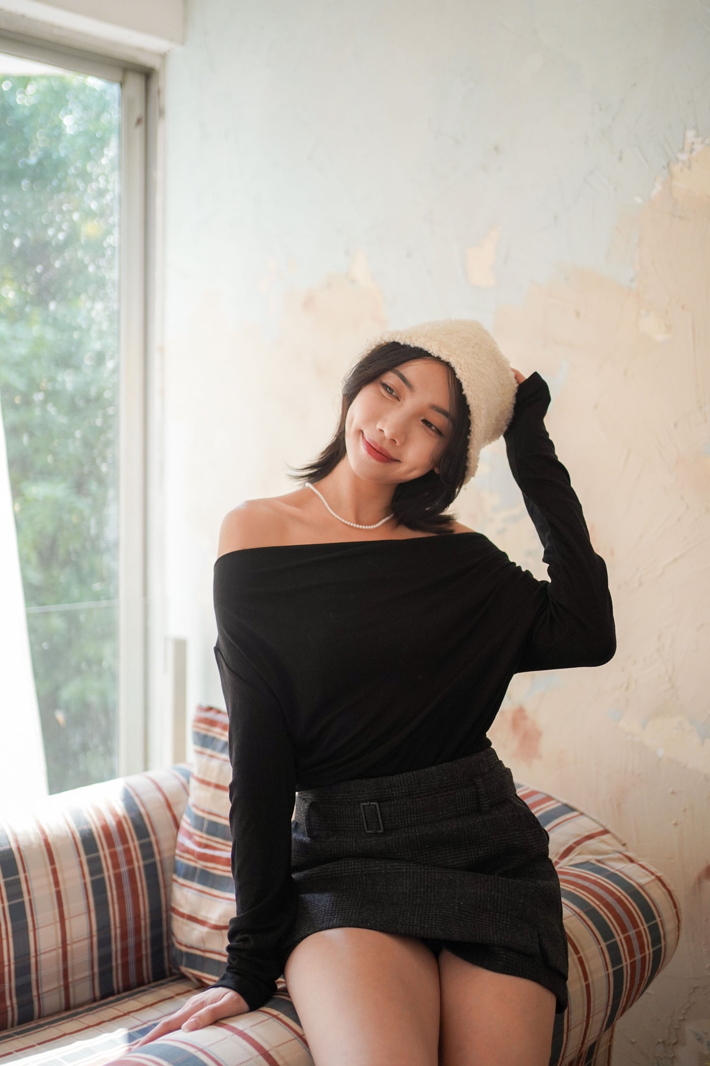 𝐃𝐞𝐜 【Kedi Made】  Lunare Drape Top Long Sleeves 〖升級材質〗