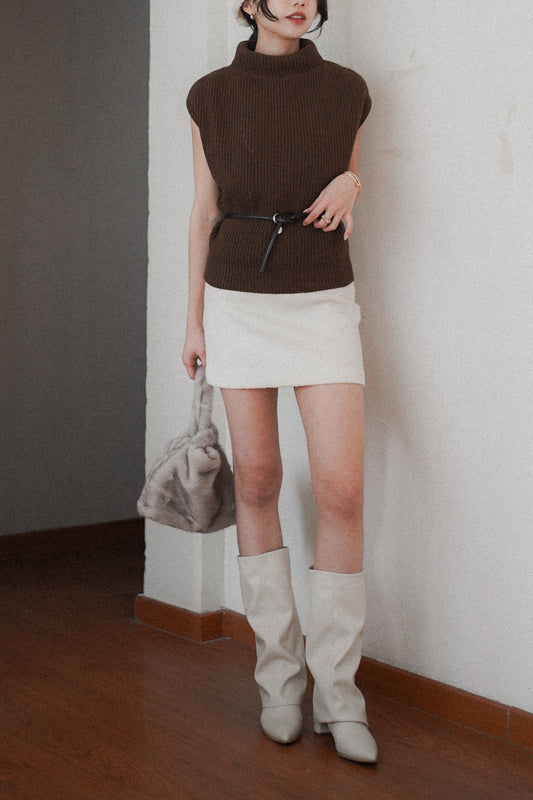 𝐍𝐨𝐯🇰🇷 Wool Loft Tweed Mini Skort
