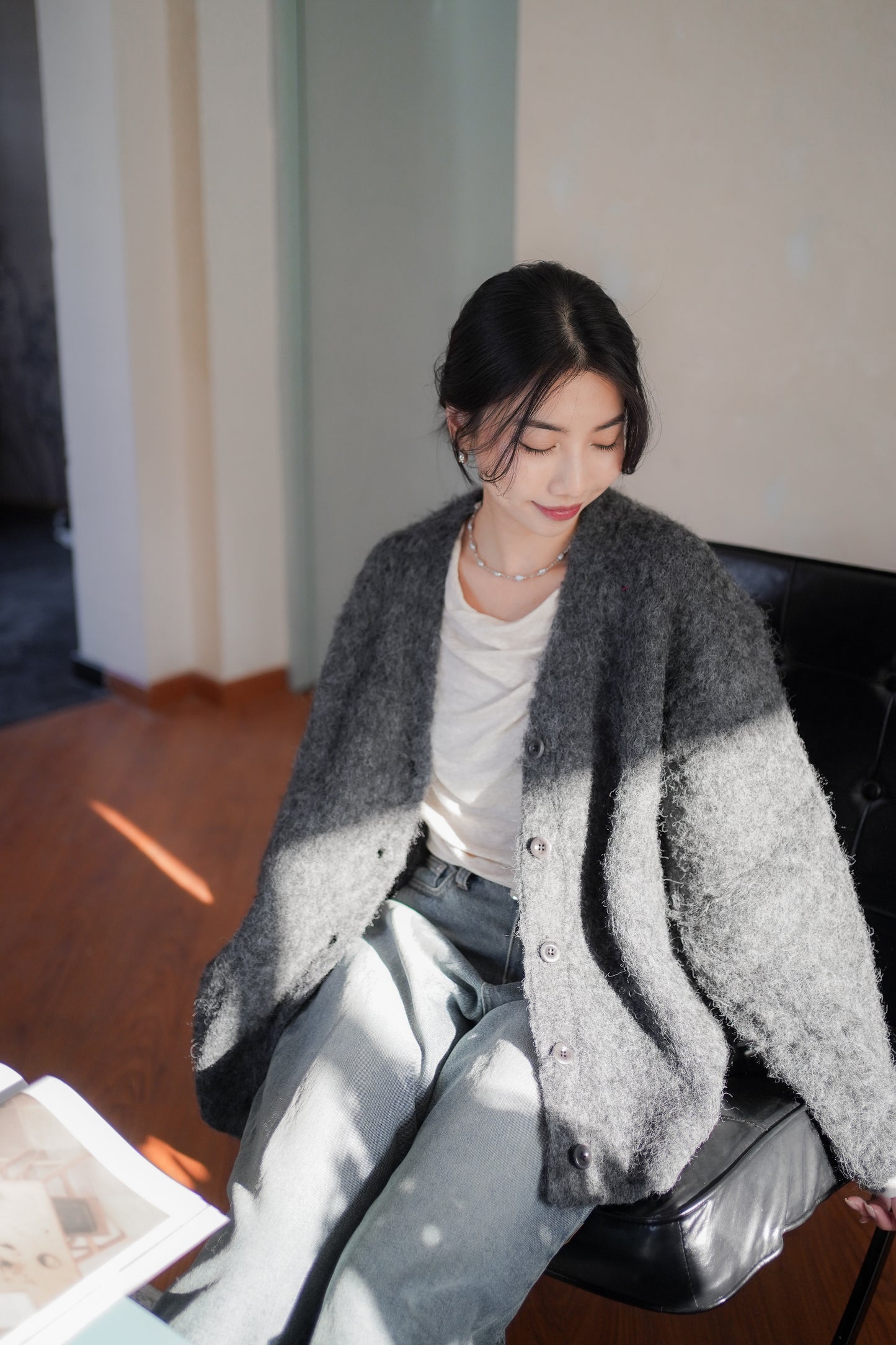 𝐃𝐞𝐜 Fuzzy Alpaca Cardigan