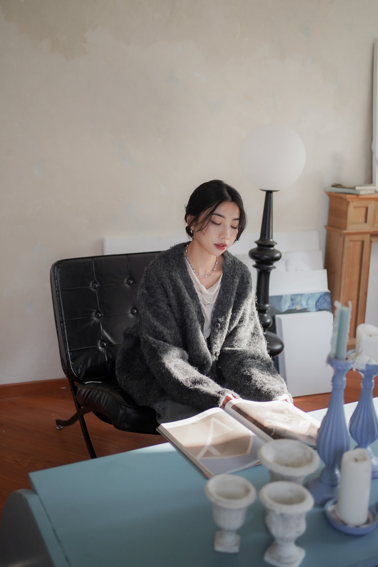 𝐃𝐞𝐜 Fuzzy Alpaca Cardigan