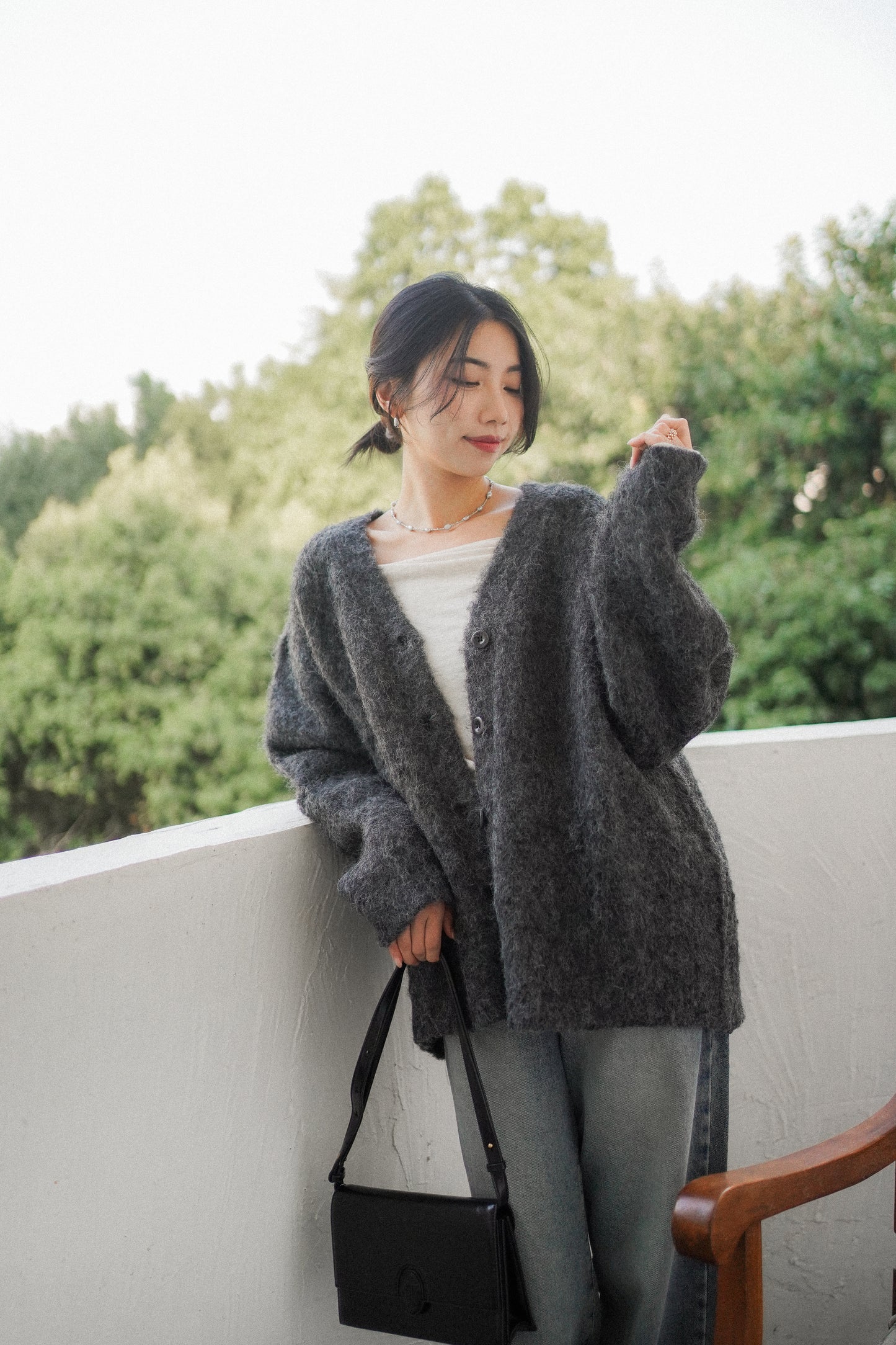 𝐃𝐞𝐜 Fuzzy Alpaca Cardigan