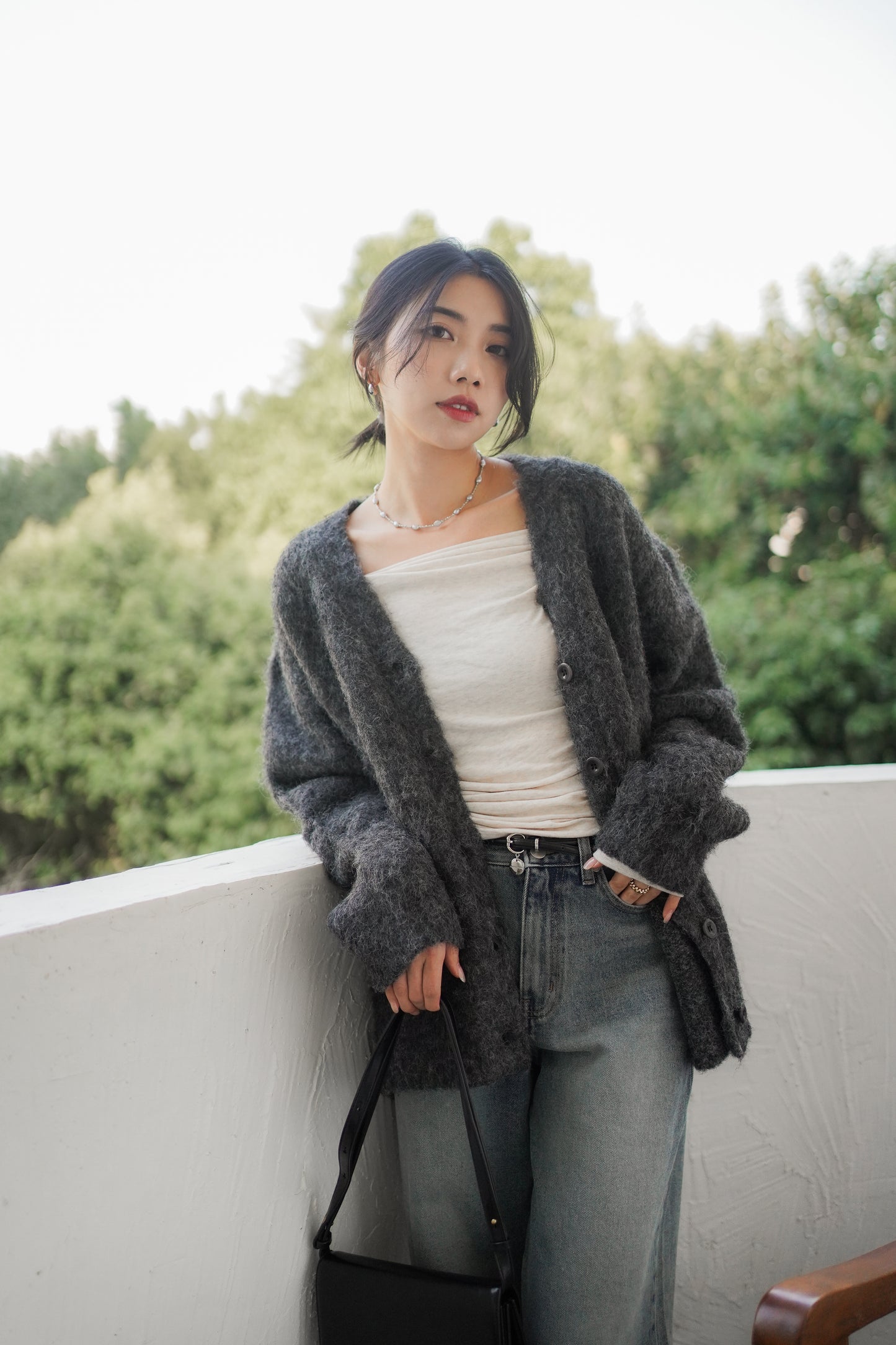 𝐃𝐞𝐜 Fuzzy Alpaca Cardigan